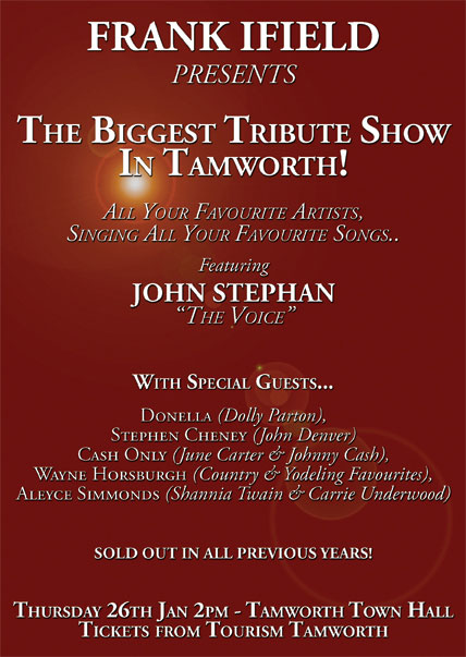 THE BIGGEST TRIBUTE SHOW IN TAMWORTH CLASSIC COUNTRY